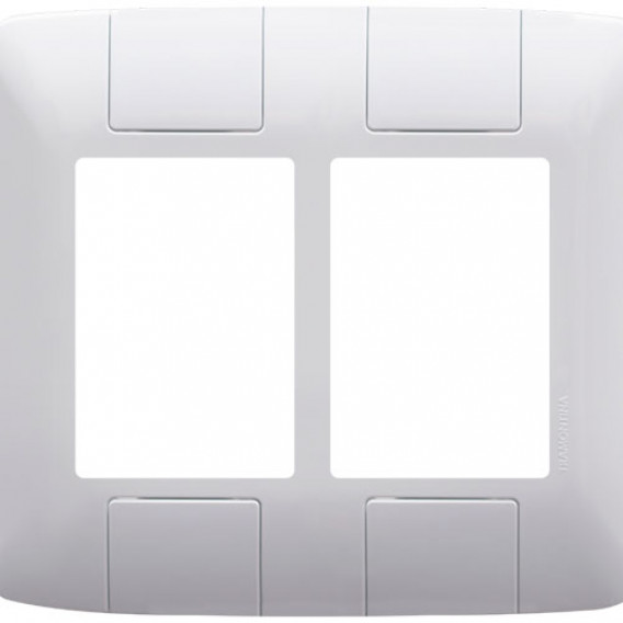 Placa p/ 6 modulos 4x4 - Tramontina Aria Placa p/ 6 modulos 4x4 - Tramontina Aria